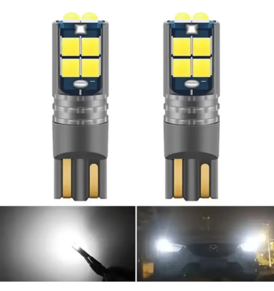 Ampolleta led t10 blanco par 1