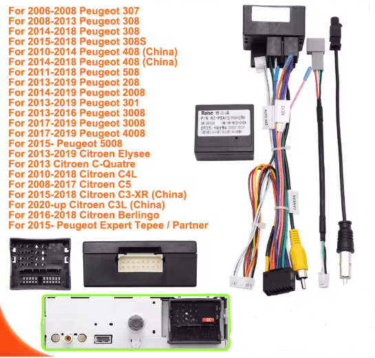 ARNES DE PEUGEOT 301 308 408 3008 307 2008 407 CITROEN ELYSEE 2008 A 20143