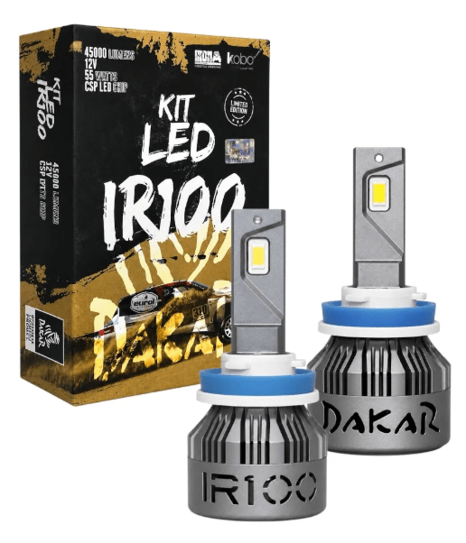 KIT AMPOLLETA TURBO LED DAKAR H11 45 LMN IR100 0