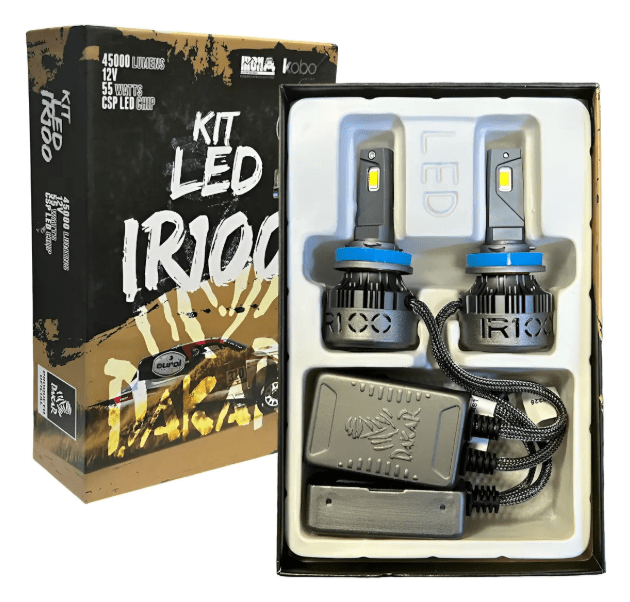 KIT AMPOLLETA TURBO LED DAKAR H11 45 LMN IR1002
