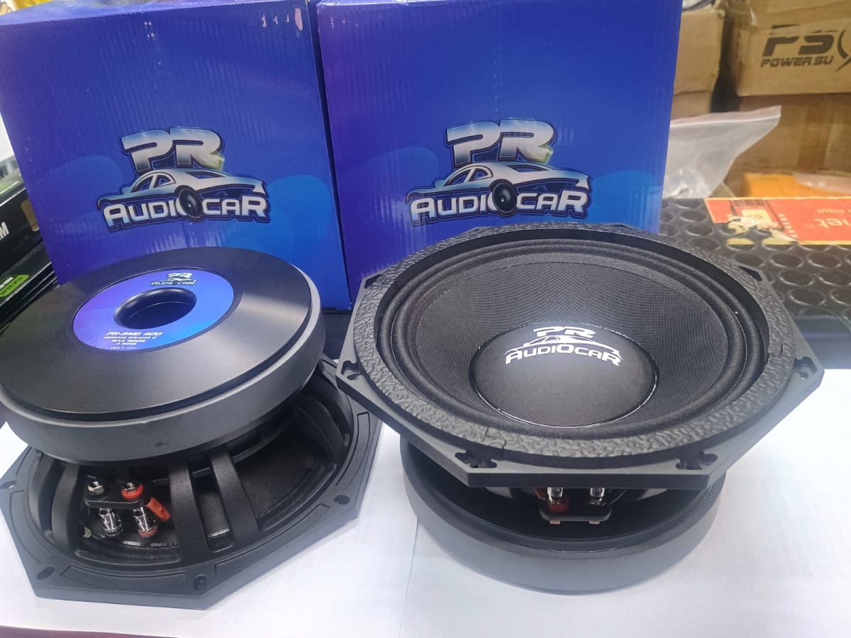 MEDIOS 8 PULGADAS PAR PR AUDIO 400RMS 800WATTS4