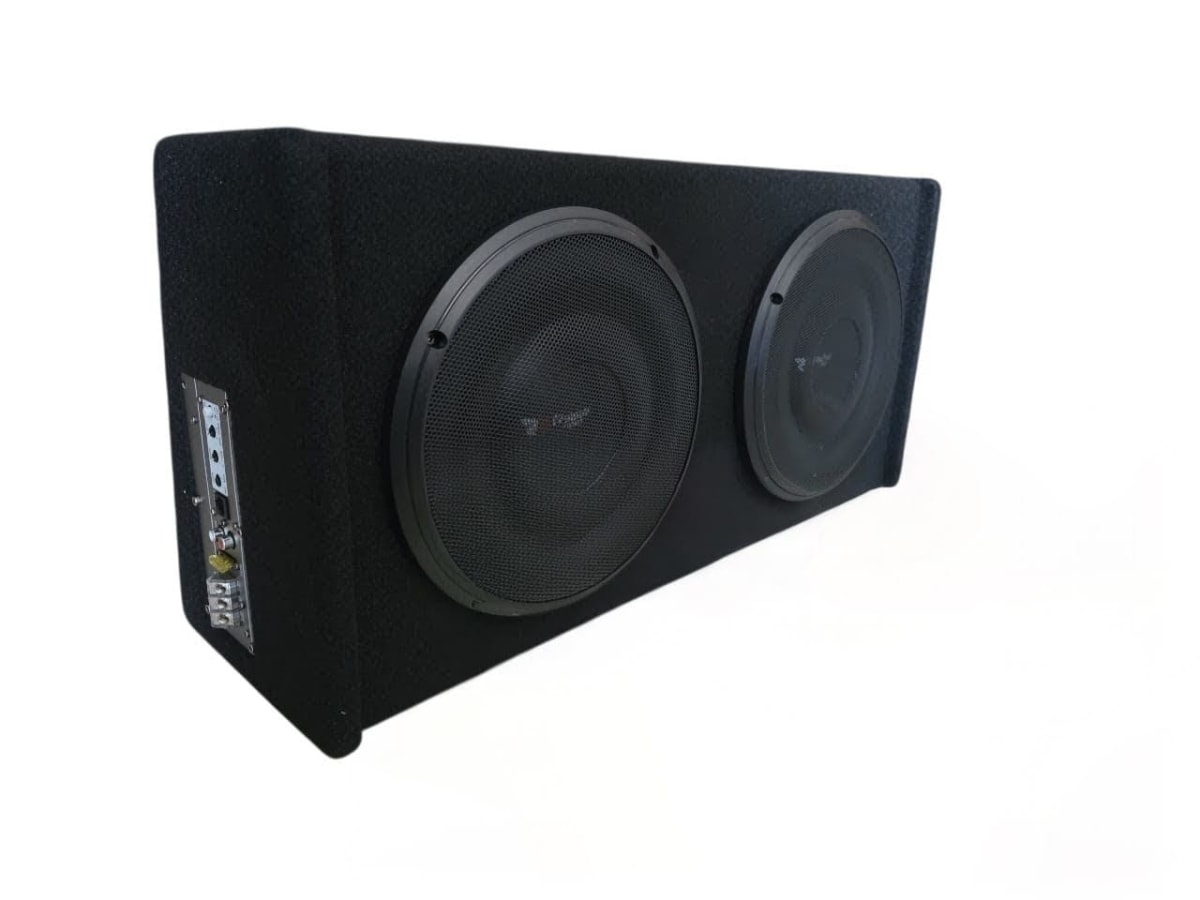 SUBWOOFER PLANO DOBLE AMPLIFICADO 10 pulgadas 0