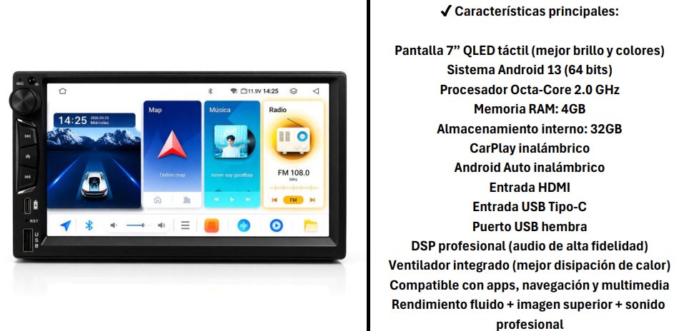 RADIO 7P PANTALLA QLED2