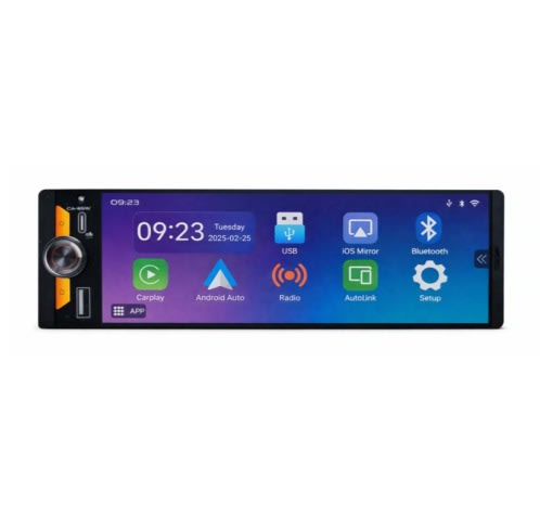 RADIO 1 DIN PANTALLA 6,5P TOUCH 0