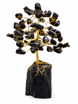 ADORNO ÁRBOL DE LA VIDA MÍSTICO DE CUARZO – DESTACA SU ESCENCIA ESPIRITUAL Y PROTECTORA - 16.CM1