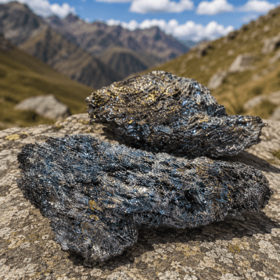 Piedra Carburo de Silicio Natural: Mineral de Transmutación, Vitalidad y Energía Arcoíris Única1