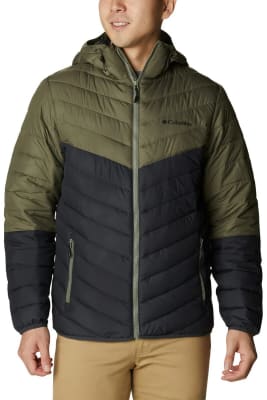 CASACA DE PLUMA CON CAPUCHA - EDDIE GORGE™ - MASCULINO/M GRIS OSCURO - COLUMBIA1