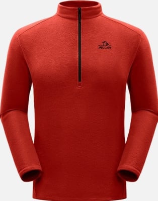 POLAR LIGERO TRANSPIRABLE - SEMI CIERRE - MASCULINO/L ROJO - PELLIOT1