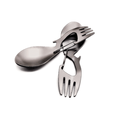 Cuchara Tenedor Multifuncional Ultraligera para Camping1