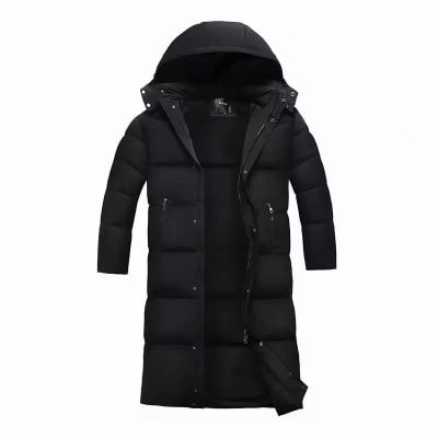 CASACA DE PLUMON DE GANSO/MODELO LARGO-UNISEX/FASHION5