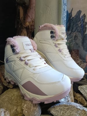 BOTINES TECTOP ANTIDESLIZANTE, RESISTENTE AL DESGASTE, CÁLIDO - FEMENINO1