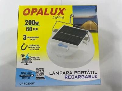 LÁMPARA RECARGABLE DE CAMPING, ILUMINACIÓN PORTÁTIL PARA EXTERIORES1