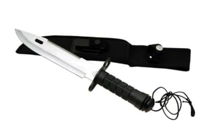 CUCHILLO GRANDE PARA CAMPING/ACERO INOXIDABLE CON HOJA DE ALTA RESISTENCIA - EMPUÑADURA ANTIDESLIZANTE1