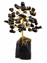 ADORNO ÁRBOL DE LA VIDA MÍSTICO DE CUARZO – DESTACA SU ESCENCIA ESPIRITUAL Y PROTECTORA - 16.CM