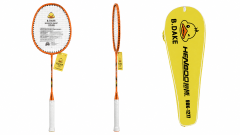 RAQUETA DE BÁDMINTON/ESTUCHE AMARILLO BRIGHTSHOT ACTIVE CON CONTROL PRECISO/AISLAMIENTO DE VIBRACIONES