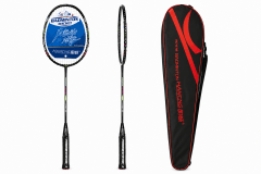 RAQUETA DE BÁDMINTON/ESTUCHE ROJO - SPEEDFLIGHT ADVANCE CON DISEÑO AERODINÁMICO/EMPUÑADURA ANTIDESLIZANTE