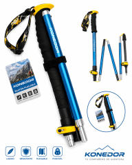 BASTONES WALKING ACTIVE SPORT CON TRACCIÓN MEJORADA Y EXTENSIÓN REGULABLE PARA DIFERENTES TERRENOS