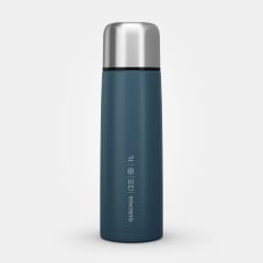 BOTELLA TÉRMICA - MONTAÑA Y TREKKING - ACERO INOXIDABLE 1L/AZUL - QUECHUA MH100