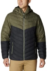 CASACA DE PLUMA CON CAPUCHA - EDDIE GORGE™ - MASCULINO/M GRIS OSCURO - COLUMBIA