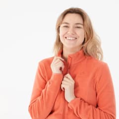 POLAR PARA TREKING MH120 - CIERRE COMPLETO - FEMENINO - QUECHUA