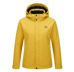 CASACA IMPERMEABLE WATERPROOF PARA HOMBRE COLOR AMARILLO – PELLIOT