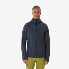 Chaqueta impermeable de montaña y trekking con capucha Hombre Quechua MH900 - GRIS