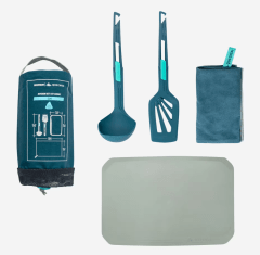 Set de utensilios cocina de camping Quechua MH500