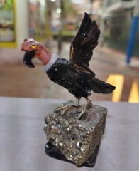 ADORNOS CONDOR EN BASE DE PÍRITA - 8.5 CM