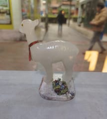 ADORNOS VICUÑA ANDINA – TALLADAS EN PIEDRA NATURAL - CONECTANDO CON LAS RAÍCES DE LOS ANDES - 8.9CM