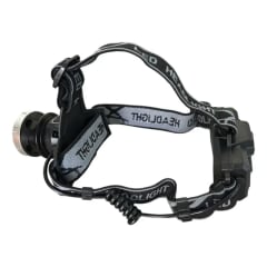 LINTERNA FRONTAL ALTA CALIDAD EWTTO CON LED POTENTE, AJUSTE ERGONÓMICO Y BANDA AJUSTABLE