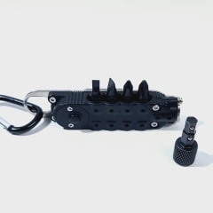 MULTIHERRAMIENTAS TÁCTICA FULL SET CON PUNTAS DE DESTORNILLADOR Y ACCESORIOS COMPLETOS PARA CAMPING