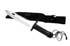CUCHILLO GRANDE PARA CAMPING/ACERO INOXIDABLE CON HOJA DE ALTA RESISTENCIA - EMPUÑADURA ANTIDESLIZANTE