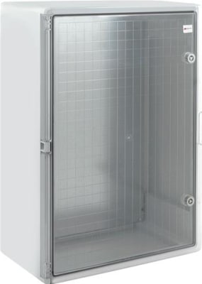 GABINETE POLIESTER 600X400X200MM PUERTA TRANSPARENTE