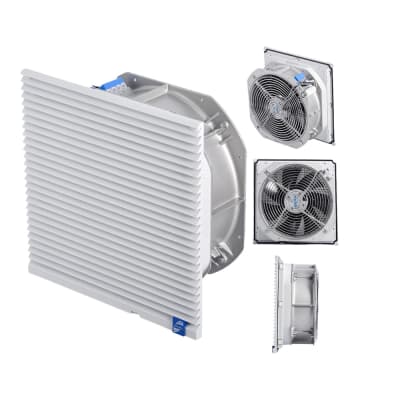 KIT VENTILACION 255X255MM 160M3/HR 220VAC