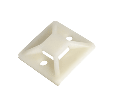 BASE AUTOADHESIVA 30x30MM BLANCA BOLSA 100 UNIDADES