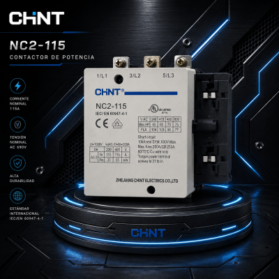 CONTACTOR CHINT 3P 150A BOBINA 220VAC 75KW1