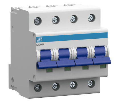 MINI INTERRUPTOR AUTOMATICO 4 POLOS 16A