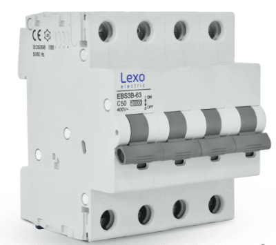 INTERRUPTOR AUTOMATICO 4 POLOS 50A1