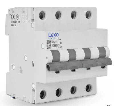 INTERRUPTOR AUTOMATICO 4 POLOS 63A1