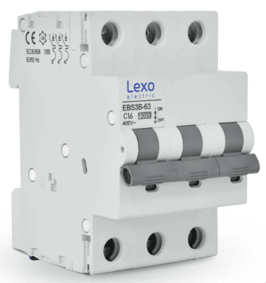 INTERRUPTOR AUTOMATICO 3 POLOS 16A1