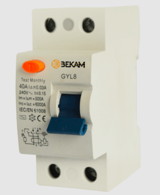 INTERRUPTOR DIFERENCIAL 2P X 40A 30MA