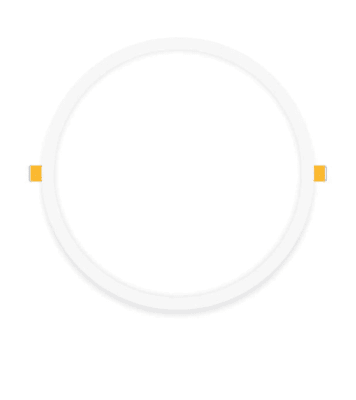 PANEL LED 18W EMBUTIDO REDONDO LUZ NEUTRA MARCO BLANCO