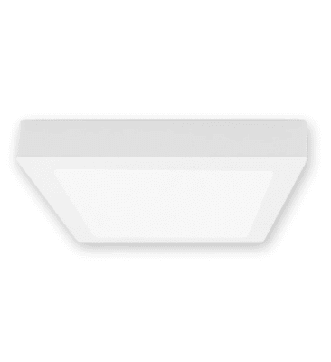 PANEL LED 18W SOBREPUESTO CUADRADO LUZ FRIA MARCO BLANCO