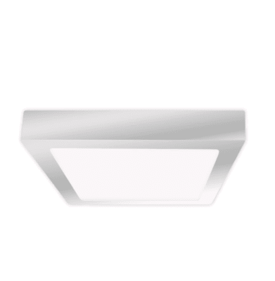 PANEL LED 18W SOBREPUESTO CUADRADO LUZ FRIA MARCO NIQUEL