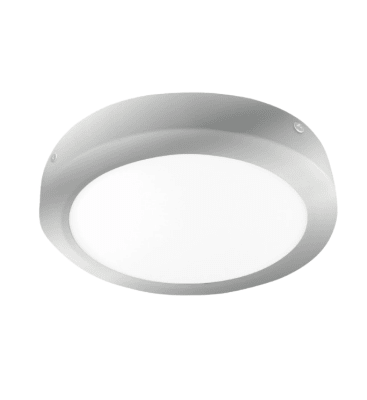 PANEL LED 18W SOBREPUESTO REDONDO LUZ FRIA MARCO NIQUEL