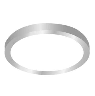 PANEL LED 24W SOBREPUESTO REDONDO LUZ FRIA MARCO NIQUEL