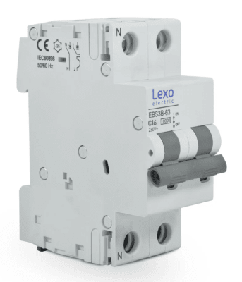 INTERRUPTOR AUTOMATICO 1 POLO + NEUTRO 16A 10KA