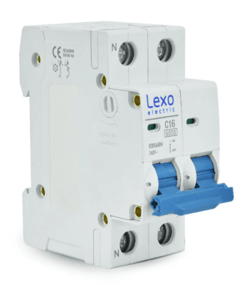 INTERRUPTOR AUTOMATICO 1 POLO + NEUTRO 16A 6KA