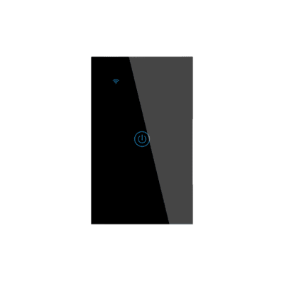 TECLA SMART DE MURO TACTIL NEGRO