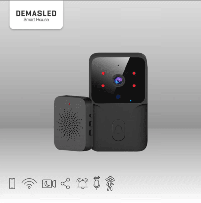 TIMBRE DE PUERTA SMART CON CAMARA 480P